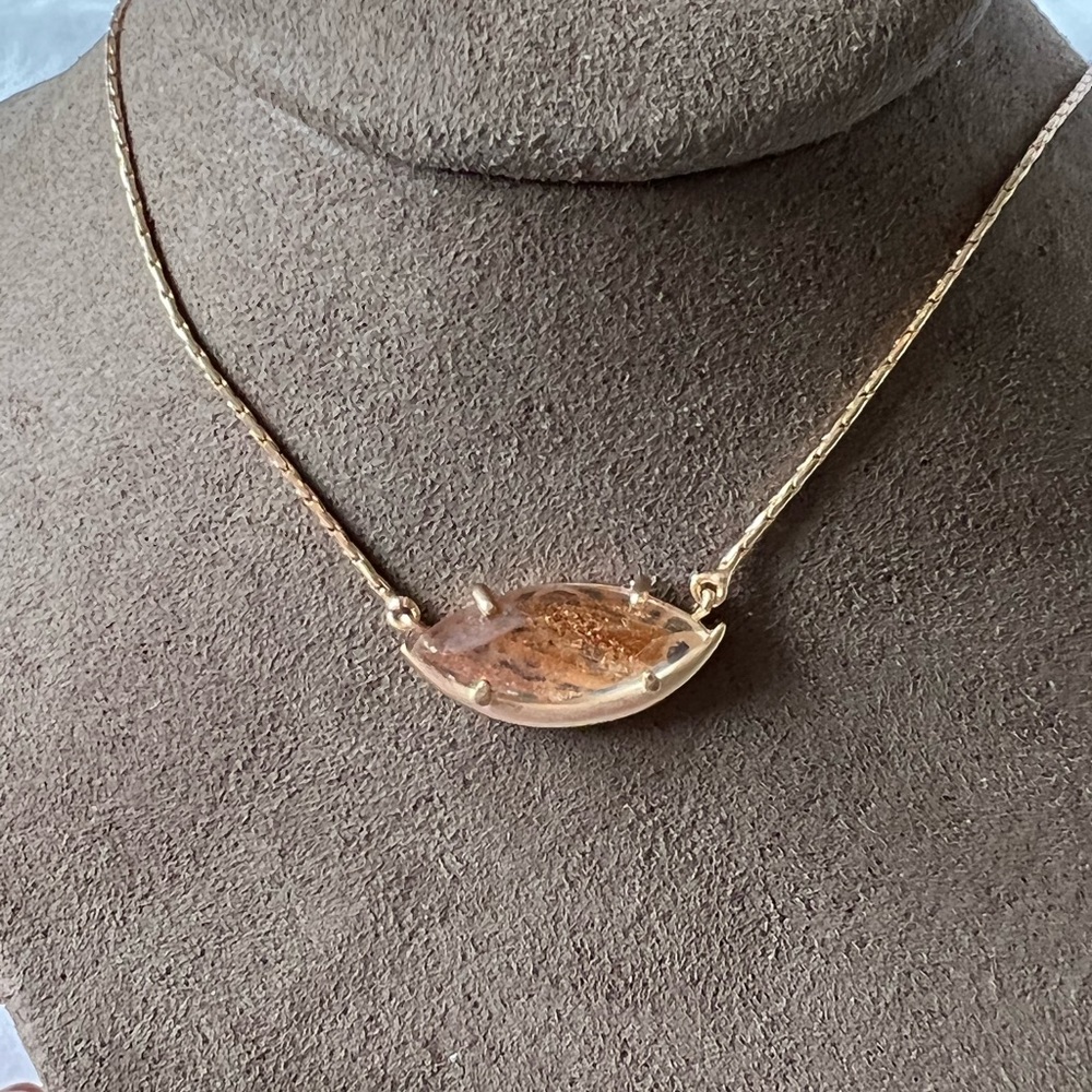 NWT Kendra Scott Meghan Necklace Gold Dusted Rose Gold GORGEOUS Adjustable! - Picture 14 of 14